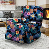 Hawaiian Floral Pineapple Print Recliner Cover-grizzshop