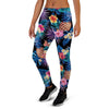 Hawaiian Floral Pineapple Print Women's Joggers-grizzshop