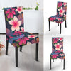 Hawaiian Floral Tropical Flower Hibiscus Palm Leaves Pattern Print Chair Cover-grizzshop