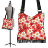 Hawaiian Floral Tropical Flower Red Hibiscus Pattern Print Crossbody Bags-grizzshop