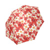 Hawaiian Floral Tropical Flower Red Hibiscus Pattern Print Foldable Umbrella-grizzshop
