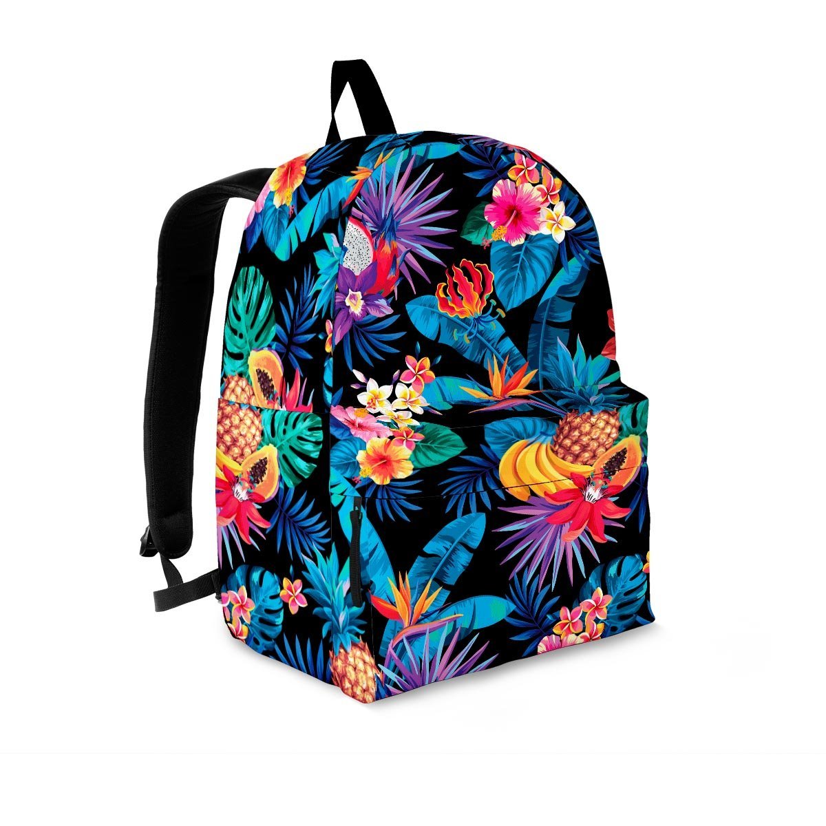 Hawaiian Fruit Tropical Print Backpack-grizzshop