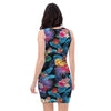 Hawaiian Fruit Tropical Print Bodycon Dress-grizzshop