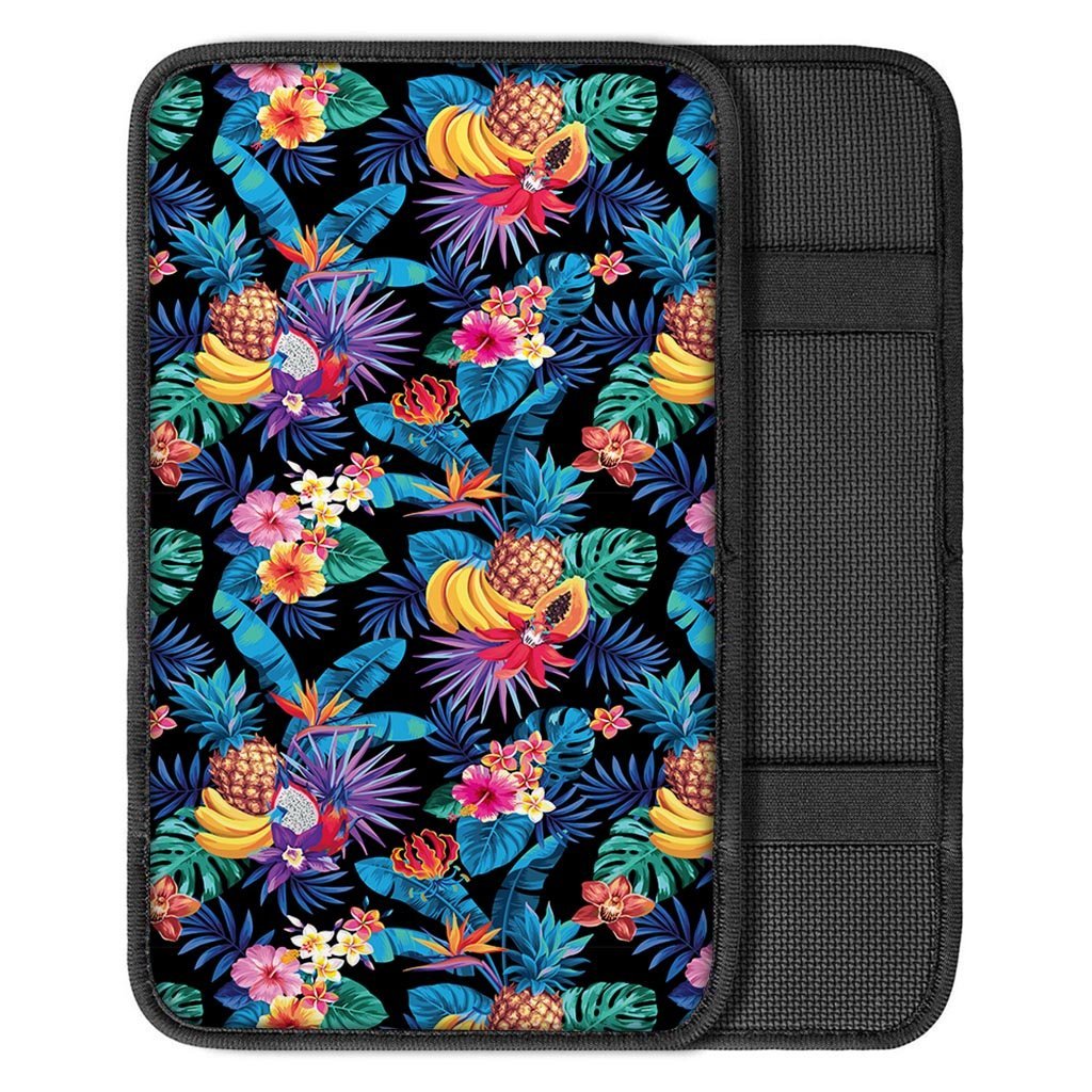 Hawaiian Fruit Tropical Print Car Console Cover-grizzshop