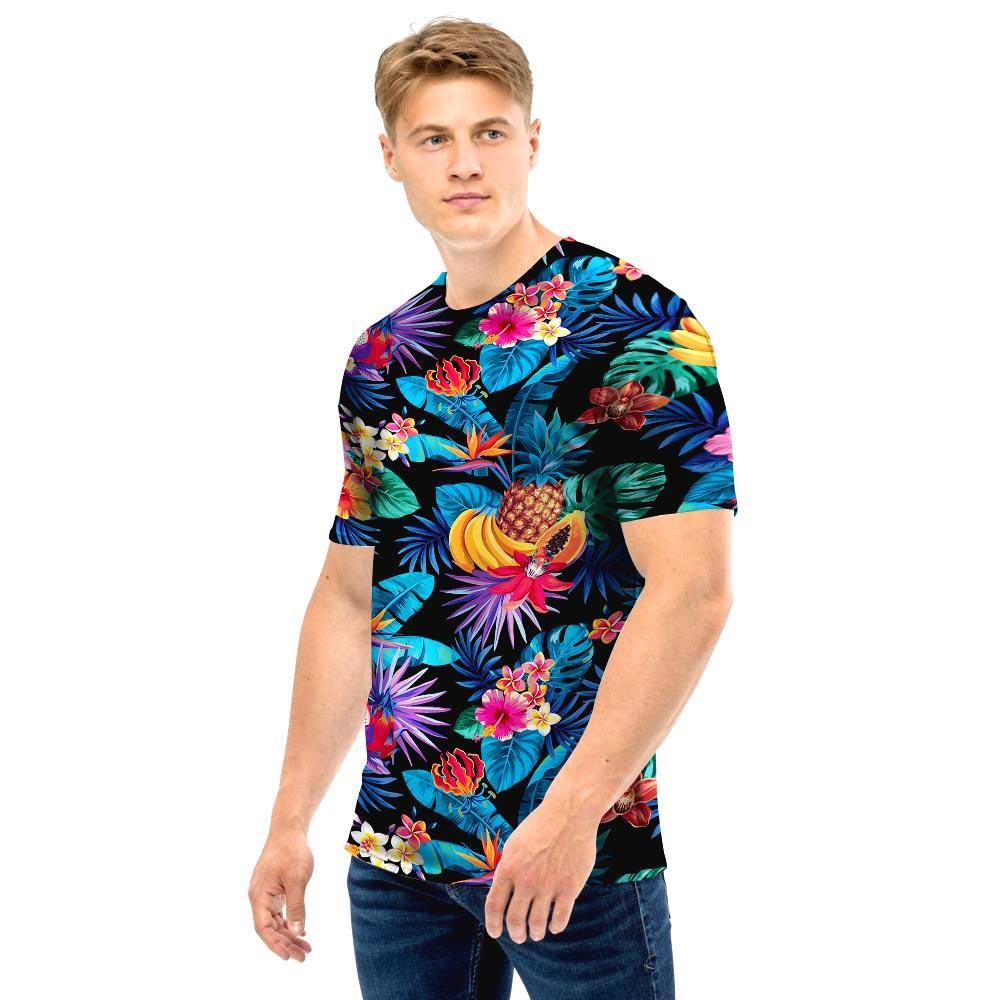 Hawaiian Fruit Tropical Print Men T Shirt-grizzshop