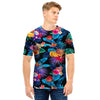 Hawaiian Fruit Tropical Print Men T Shirt-grizzshop