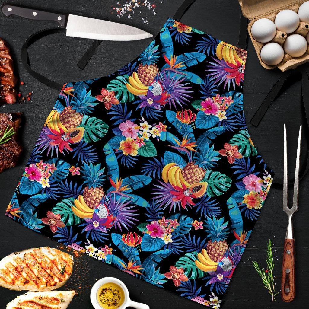 Hawaiian Fruit Tropical Print Men's Apron-grizzshop