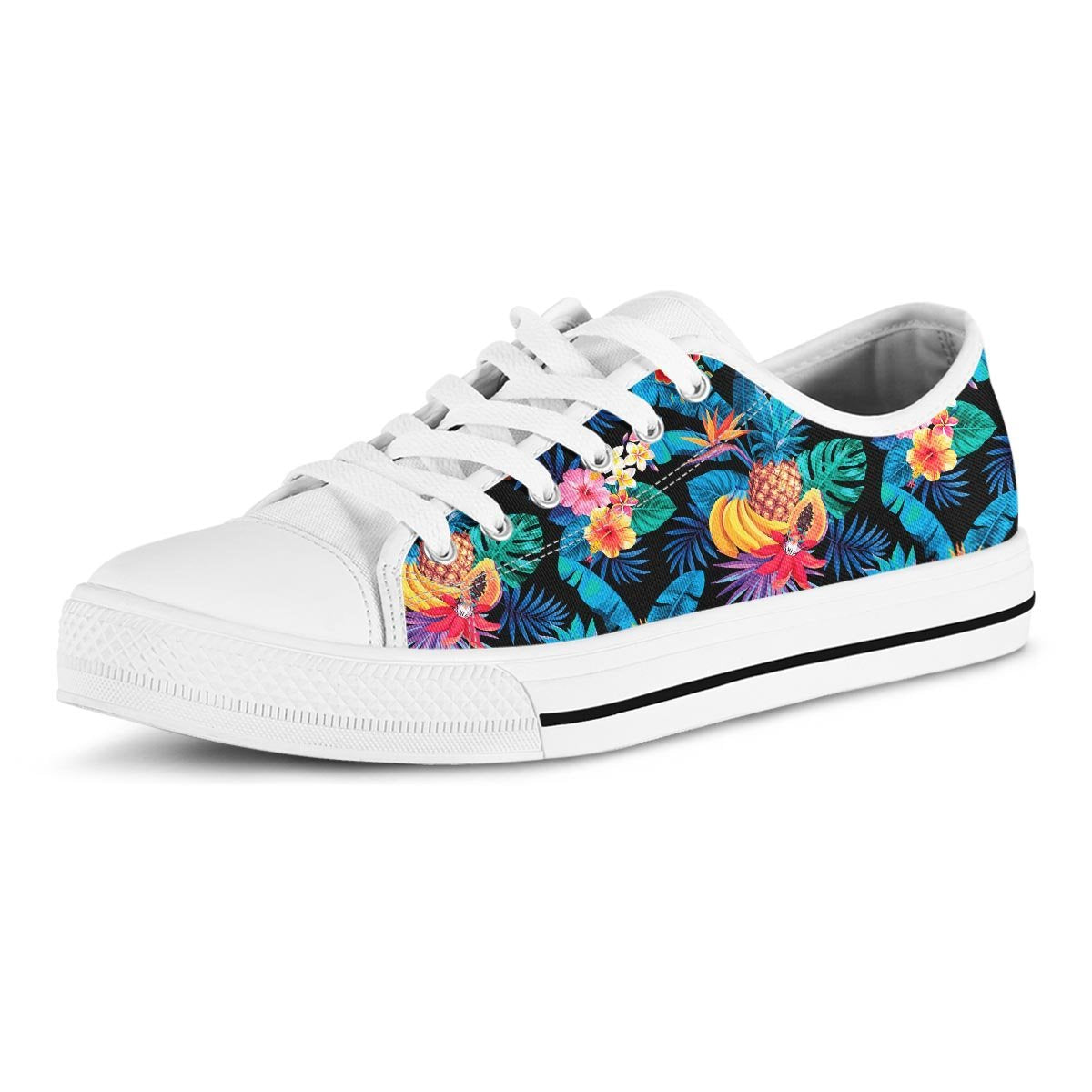 Hawaiian Fruit Tropical Print Men's Low Top Shoes-grizzshop