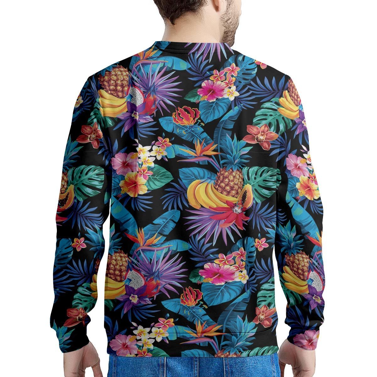 Hawaiian Fruit Tropical Print Men's Sweatshirt-grizzshop