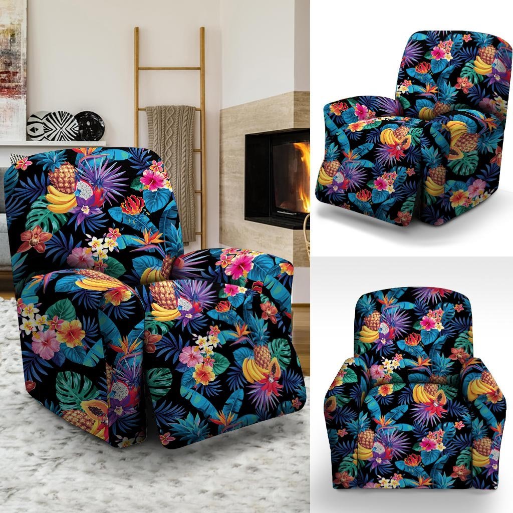 Hawaiian Fruit Tropical Print Recliner Cover-grizzshop