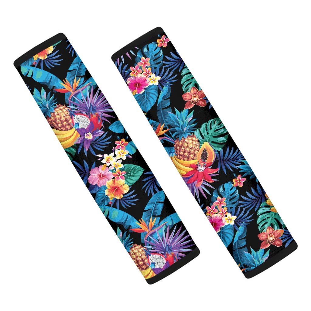 Hawaiian Fruit Tropical Print Seat Belt Cover-grizzshop