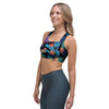 Hawaiian Fruit Tropical Print Sports Bra-grizzshop