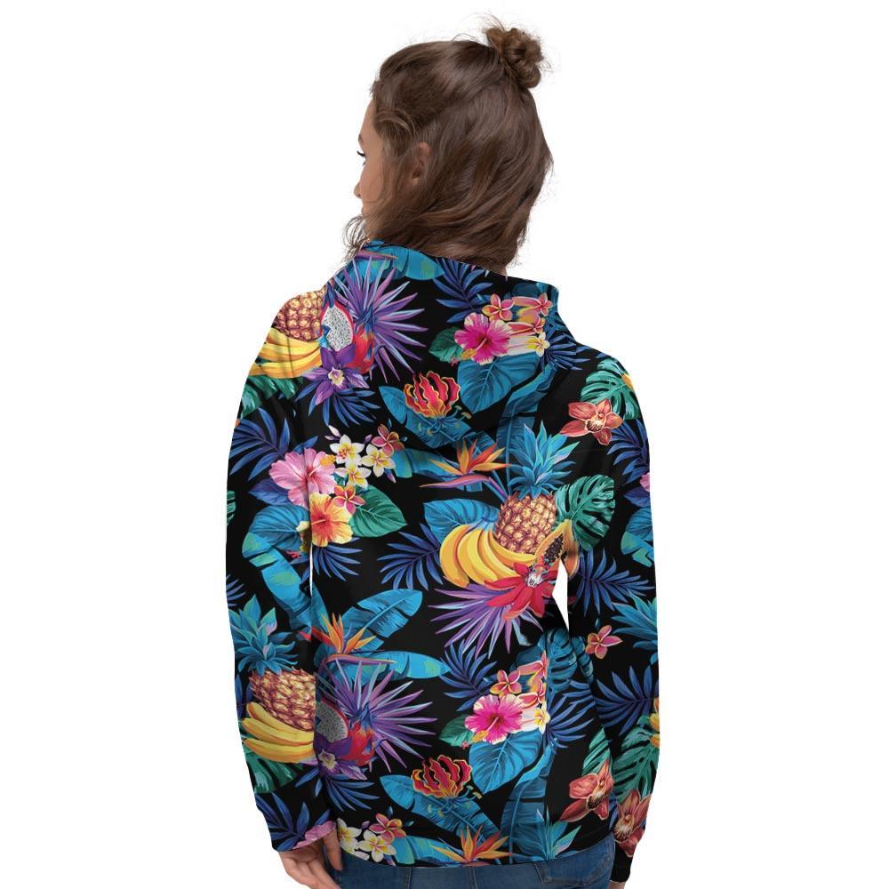 Hawaiian Fruit Tropical Print Women's Hoodie-grizzshop