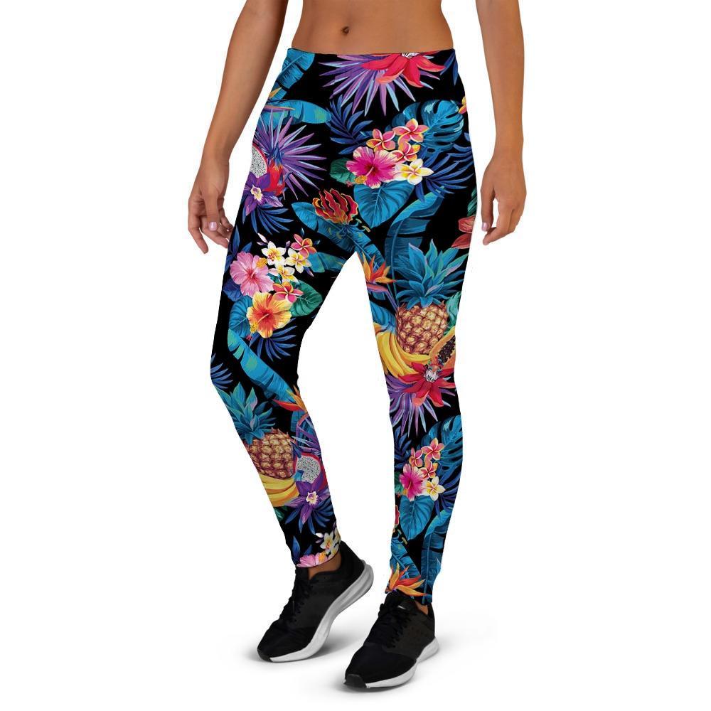 Hawaiian Fruit Tropical Print Women's Joggers-grizzshop