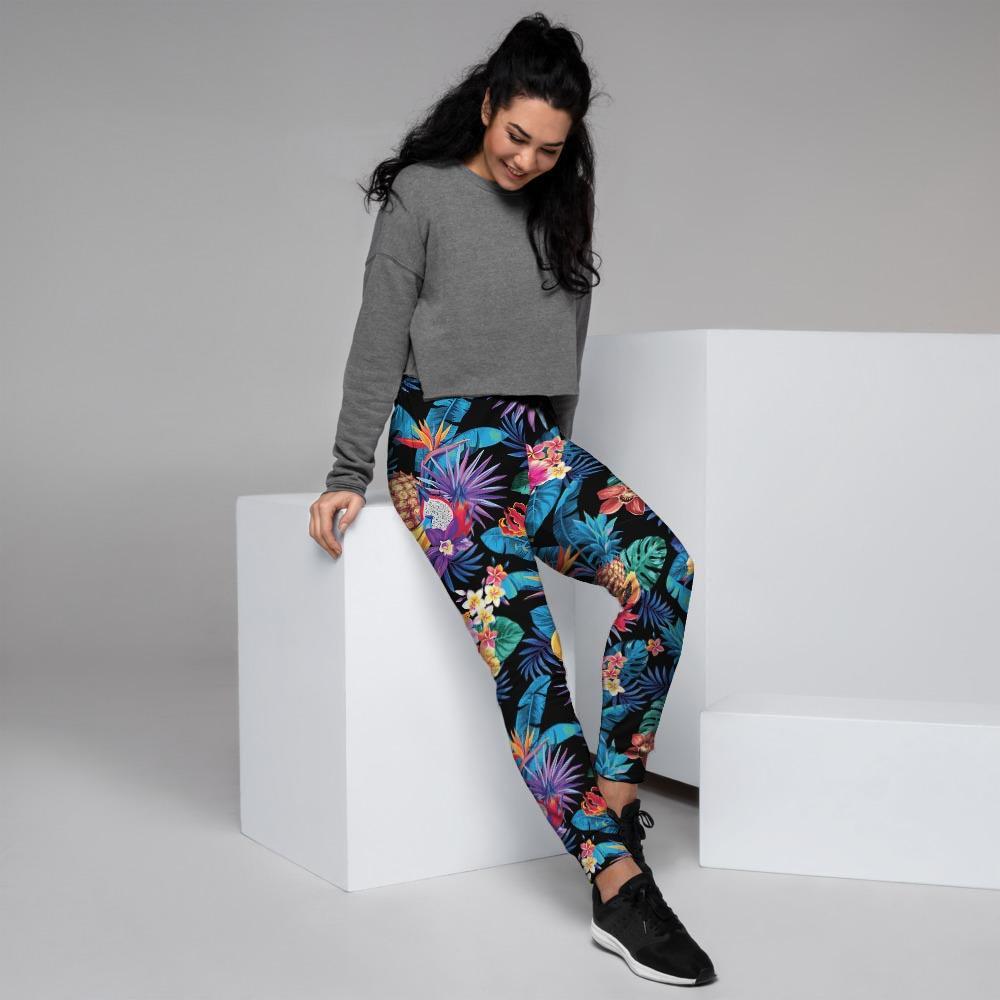 Hawaiian Fruit Tropical Print Women's Joggers-grizzshop