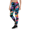 Hawaiian Fruit Tropical Print Women's Leggings-grizzshop