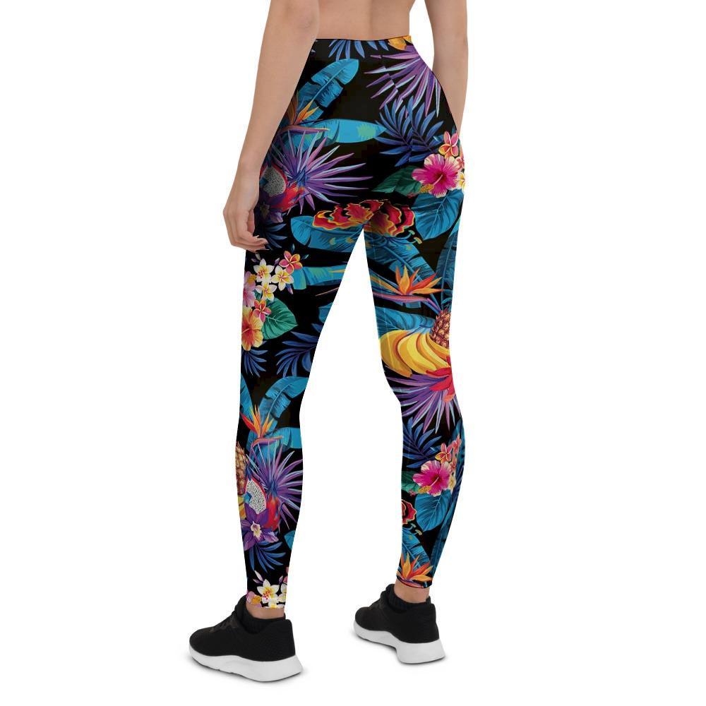 Hawaiian Fruit Tropical Print Women's Leggings-grizzshop