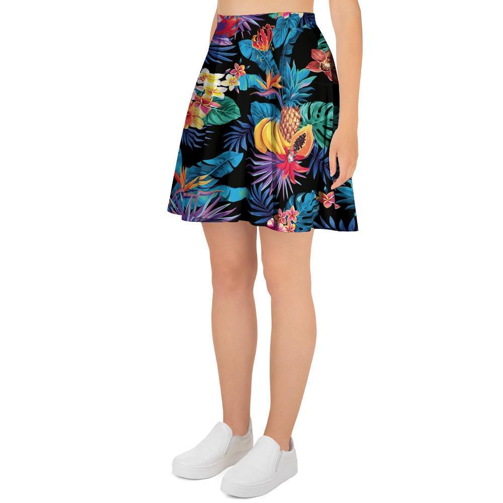 Hawaiian Fruit Tropical Print Women's Skirt-grizzshop