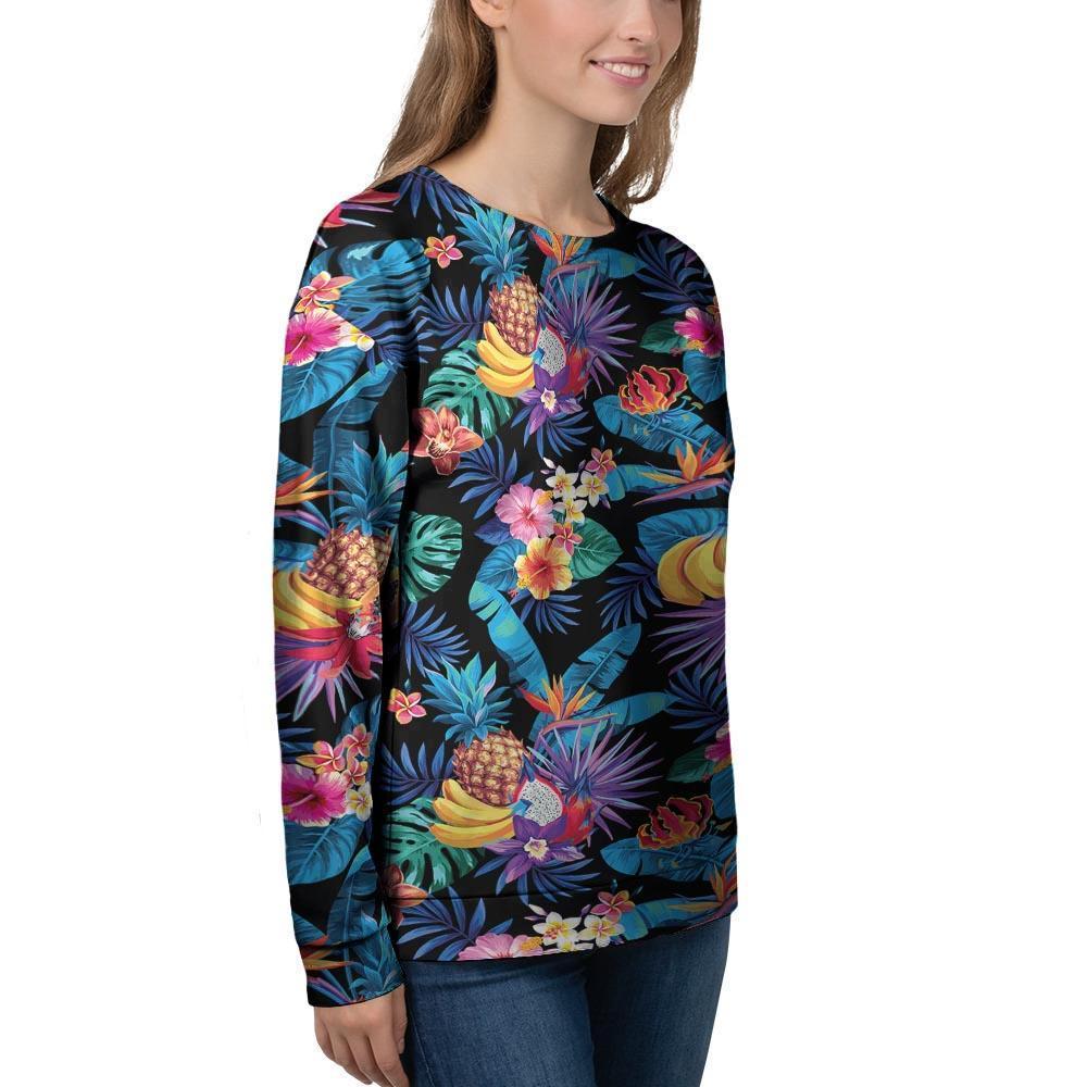 Hawaiian Fruit Tropical Print Women's Sweatshirt-grizzshop