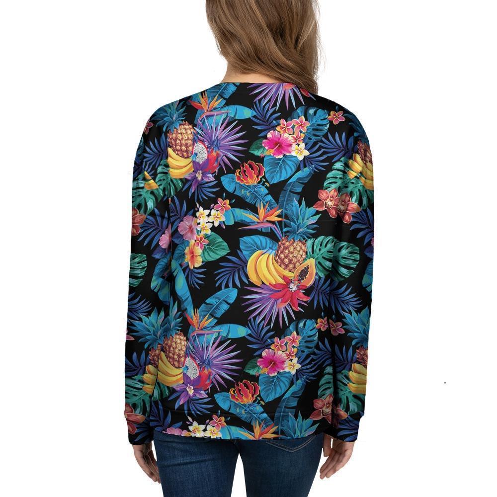 Hawaiian Fruit Tropical Print Women's Sweatshirt-grizzshop