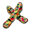 Hawaiian Fruits And Palm Tropical Print Pattern Muay Thai Shin Guards-grizzshop