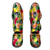 Hawaiian Fruits And Palm Tropical Print Pattern Muay Thai Shin Guards-grizzshop