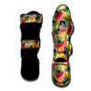 Hawaiian Fruits Pink Print Pattern Muay Thai Shin Guards-grizzshop