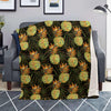 Hawaiian Golden Pineapple Edm Print Blanket-grizzshop