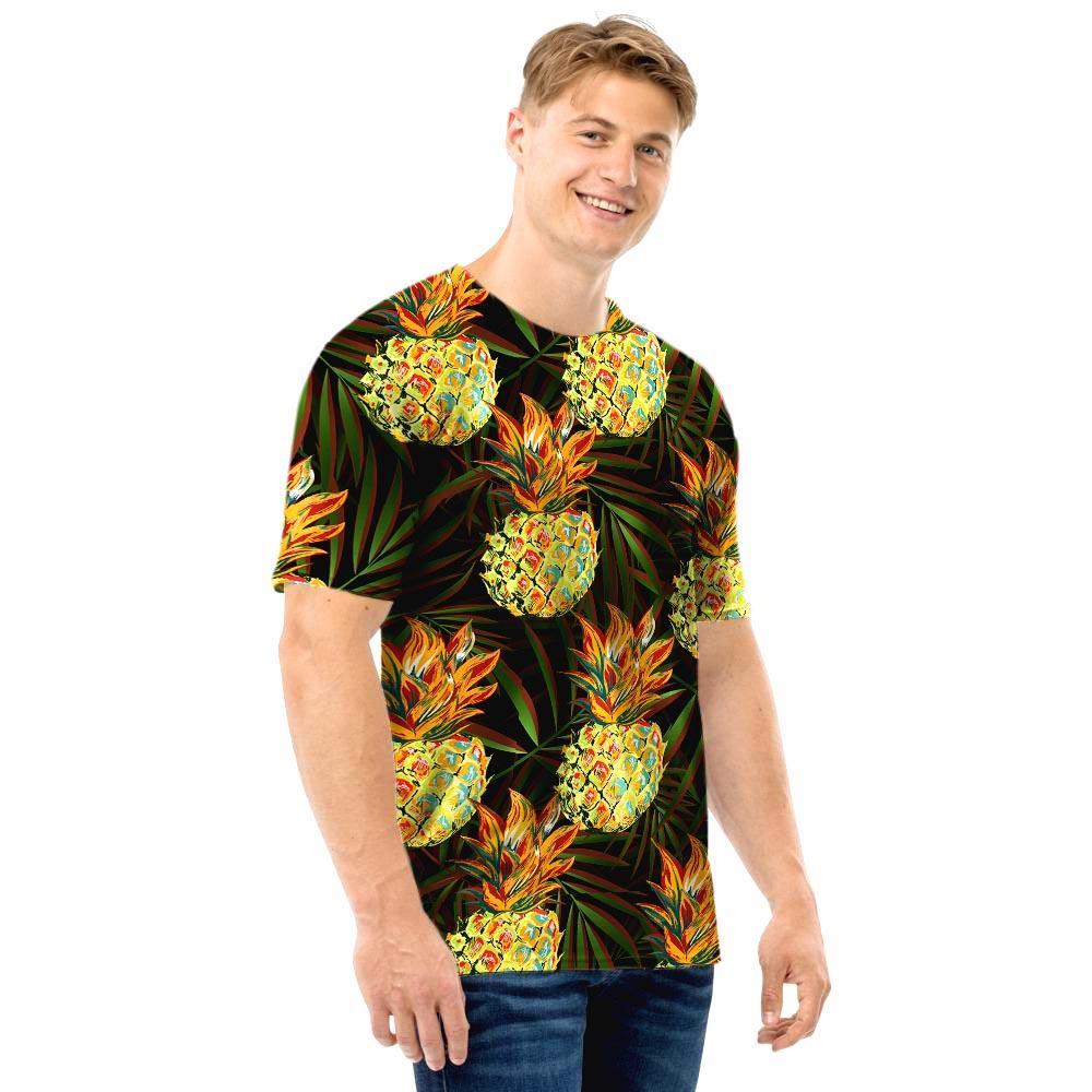 Hawaiian Golden Pineapple Edm Print Men T Shirt-grizzshop