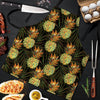 Hawaiian Golden Pineapple Edm Print Men's Apron-grizzshop