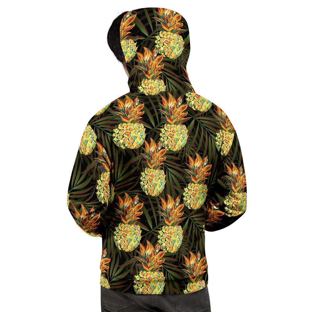 Hawaiian Golden Pineapple Edm Print Men's Hoodie-grizzshop