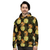 Hawaiian Golden Pineapple Edm Print Men's Hoodie-grizzshop