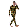 Hawaiian Golden Pineapple Edm Print Men's Pajamas-grizzshop