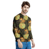 Hawaiian Golden Pineapple Edm Print Men's Sweatshirt-grizzshop