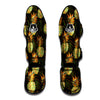 Hawaiian Golden Pineapple Edm Print Muay Thai Shin Guard-grizzshop