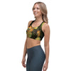 Hawaiian Golden Pineapple Edm Print Sports Bra-grizzshop