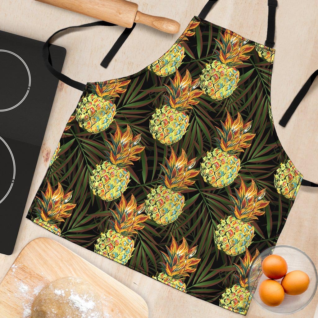 Hawaiian Golden Pineapple Edm Print Women's Apron-grizzshop