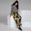 Hawaiian Golden Pineapple Edm Print Women's Joggers-grizzshop