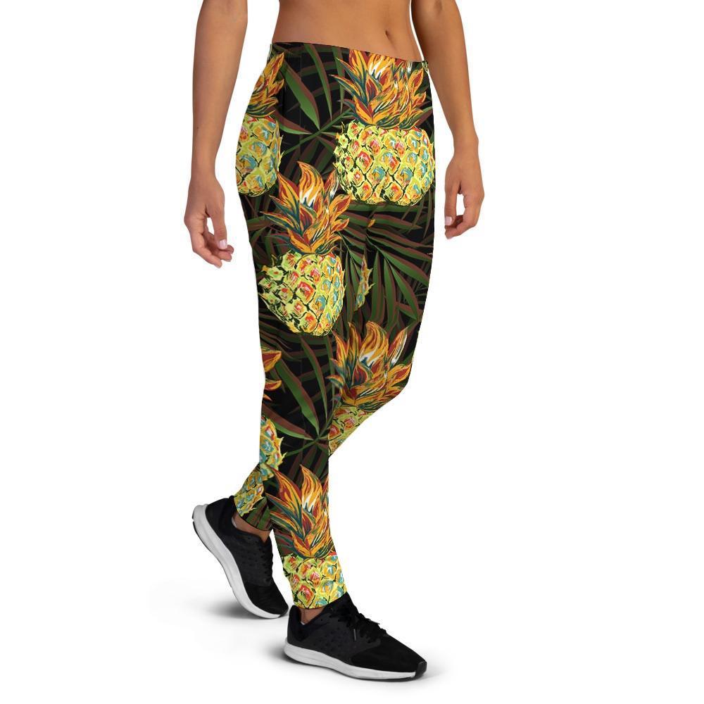 Hawaiian Golden Pineapple Edm Print Women's Joggers-grizzshop