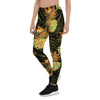 Hawaiian Golden Pineapple Edm Print Women's Leggings-grizzshop