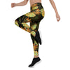 Hawaiian Golden Pineapple Edm Print Women's Leggings-grizzshop