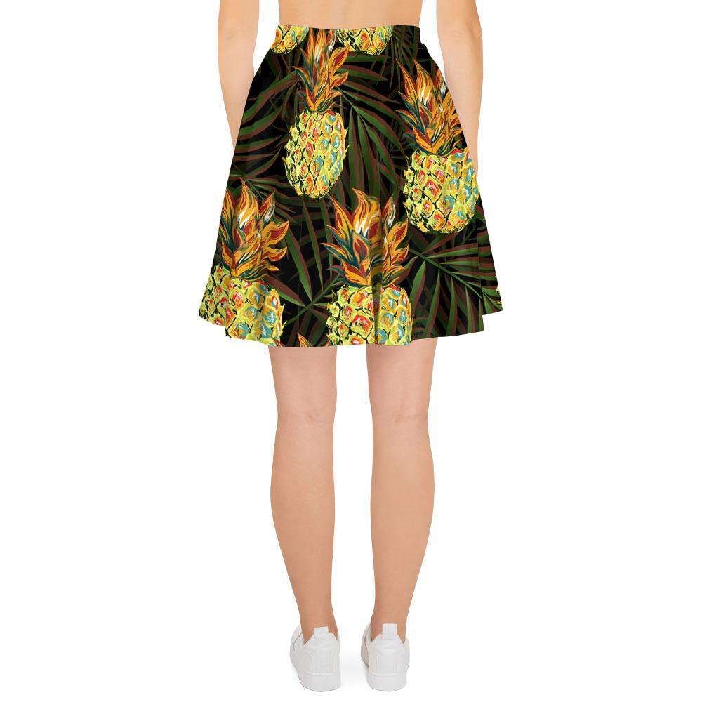Hawaiian Golden Pineapple Edm Print Women's Skirt-grizzshop