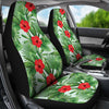 Hawaiian Hibiscus Floral Tropical Flower Palm Leaves Pattern Print Universal Fit Car Seat Cover-grizzshop