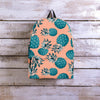 Hawaiian Neon Pineapple Print Backpack-grizzshop