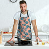 Hawaiian Neon Pineapple Print Men's Apron-grizzshop