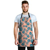 Hawaiian Neon Pineapple Print Men's Apron-grizzshop