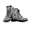 Hawaiian Neon Pineapple Print Men's Boots-grizzshop