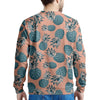 Hawaiian Neon Pineapple Print Men's Sweatshirt-grizzshop