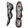 Hawaiian Neon Pineapple Print Muay Thai Shin Guard-grizzshop