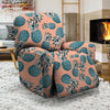 Hawaiian Neon Pineapple Print Recliner Cover-grizzshop